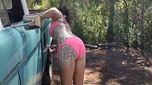 Husband says, 'I can't resist touching you in that bikini.'