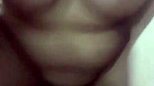 Amateur couple enjoys time in hotel