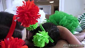 Sexy blowjob and dirty feet after party galactic delight