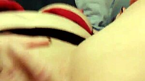 wife uses dildo to fuck her pussy