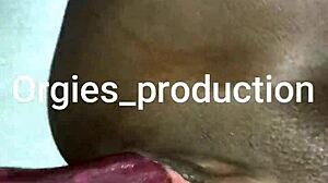 Home Made Fuck with Wife Bent Over, Big Black Cock Doggystyle.