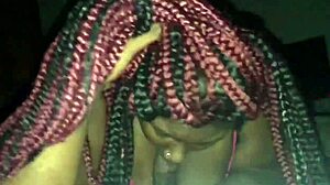 Bbw gives sloppy deepthroat to fat cock