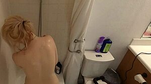 Annie Archer Enjoys a Relaxing Shower Bath