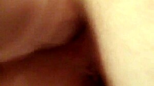 wife uses dildo to fuck her pussy