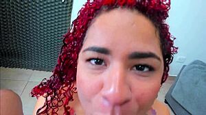 amateur bent over in doggystyle scene with shaved body