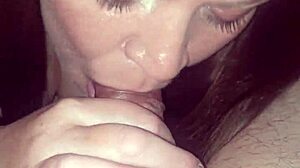 Blowjob fun as he cums on my tongue! 😋
