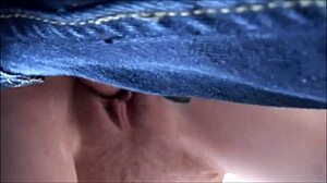 In the trailer, she dominates and whips me until I squirt and cum