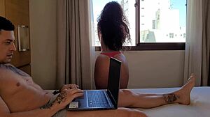 My girlfriend provokes me until I fuck her hard