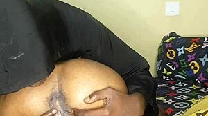 Ebony Teen Can't Resist Shaved Black Webcam Action!