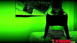 brunette with small tits rides big cock in cowgirl doggystyle cumshot after changing mind on black dudes