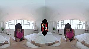 In VR, the super hot Colombian beauty rides with her big ass.