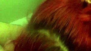 Redhead Couple's Intimate Deepthroat Session.