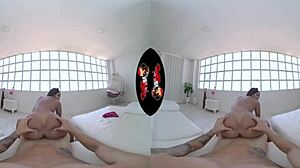 In VR, the super hot Colombian beauty rides with her big ass.
