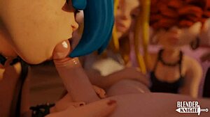 Blenderknight Kanker In Cartoon Anime Hentai Scene