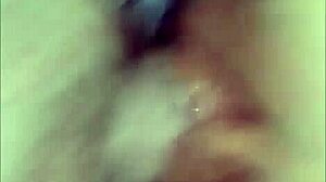 Young guy ejaculates inside her