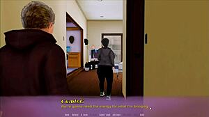 did you see that huge boobs peeping on stepsis bathing in shower?