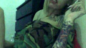 Is that skinny blonde's sexy body smoking hot? She teases with wet panties and horny tits.