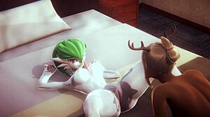 Pokemon hentai - gardevoir fucked by futanari deer - japanese asian manga anime film game porn