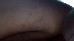 homemade scene with blonde wife receiving creampie in intimate moment