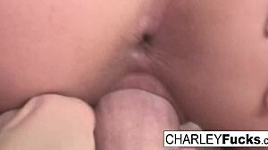 Charley Enjoys Brunette Passion With Babe