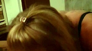 Hot milf deepthroats in lingerie