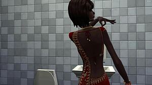 Indian old man gets oral from horny teen 😈