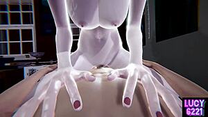 My pink girlfriend in 3d porn