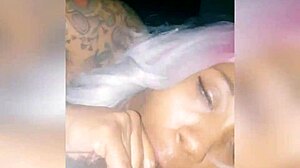 she begs for her mouth to be fucked by a black cock