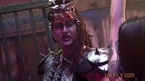 Voodoo Queen Subtly Flogs Raquel Roper in Cosplay