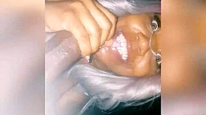 she begs for her mouth to be fucked by a black cock