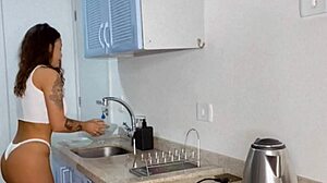 Cassiana Costa Having Fun In The Club Bathroom