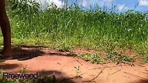 Lost in the woods, had to pee on vacation