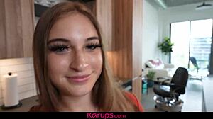 Perky Teen Sarah Raine Gets Pov Facial And Fuck