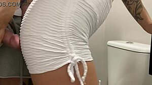 Cassiana Costa Having Fun In The Club Bathroom