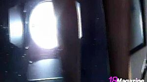 Young Mexican Teen In Satin Fetish