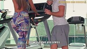 Hey, wanna know how this Colombian big booty babe got pounded doggystyle after her workout?