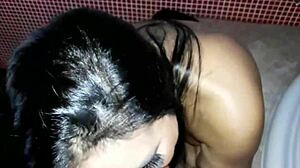 Hot sex with Alessandra Marques' big cock.