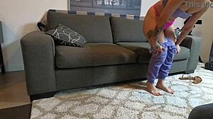 aleksa gets her tattooed ass fucked in anal scene left 1