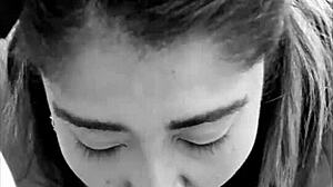 sensual latina bunny enjoys a hot facial cumshot 😍