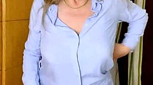 Mariaold Plays With Dildo In Sexy Underwear