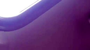 in the car, she gave a sloppy blowjob to her black lover