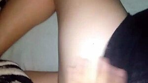 Couple's Nighttime Dress Groping Session