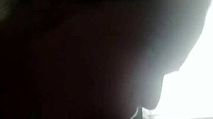 Girlfriend gives a deep throat blowjob at home