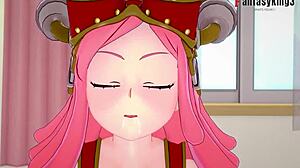 Mei Hatsume's POV blowjob in Boku no Hero hentai