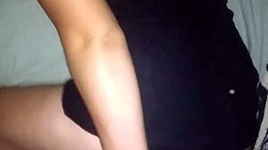 Couple's Nighttime Dress Groping Session