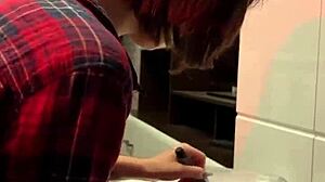 Tease Of A POV Blowjob In Steamy Bath.