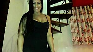 Hot sex with Alessandra Marques' big cock.