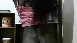 Intense midnight vibrator orgasm