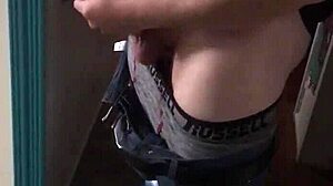 gay boy shows dick casually