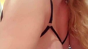 Blonde Amateur Gives Intense Blowjob and Backshots